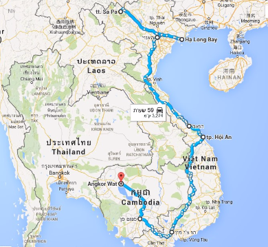 טיול בקמבודיה וויאטנם
